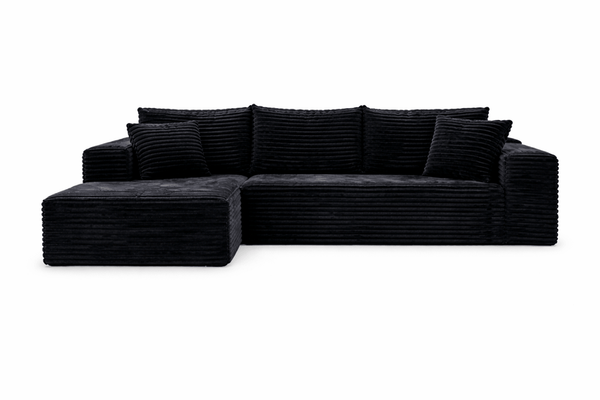 Canapé d’Angle en Velours Côtelé | Skara